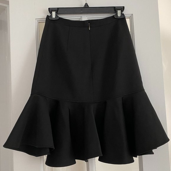Rebecca Taylor Black Mermaid Hem Trumpet Skirt - Picture 2 of 6
